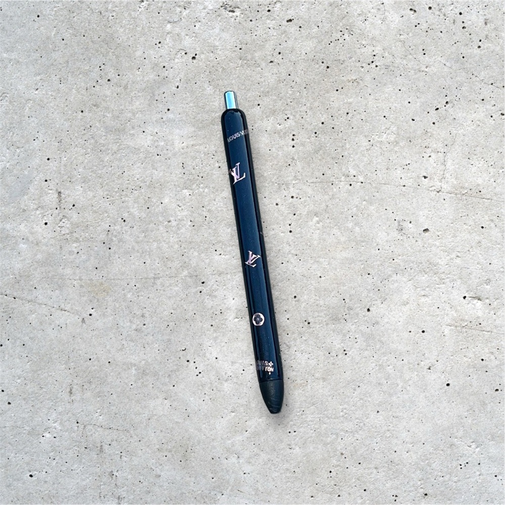 Custom Pen Black Ink Paper Mate InkJoy Rose Gold & Black